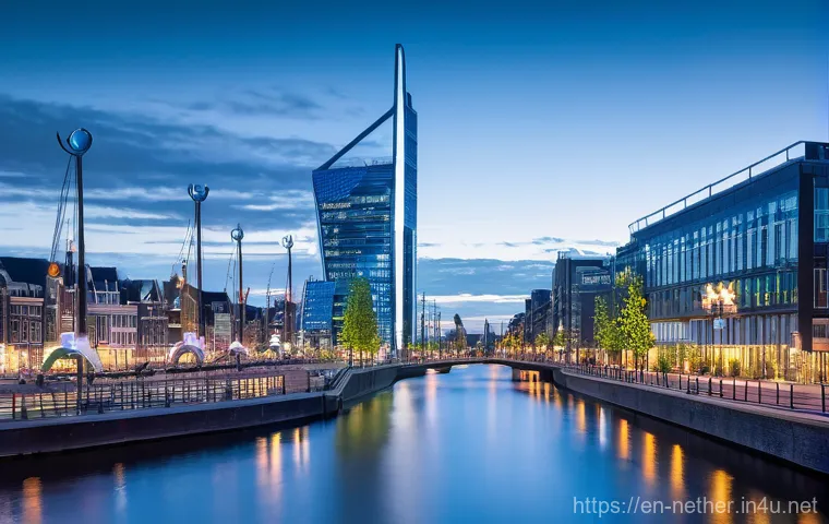 네덜란드의 IT 산업과 주요 기업 - Here are three detailed image prompts in English, designed to capture the essence of the provided te...