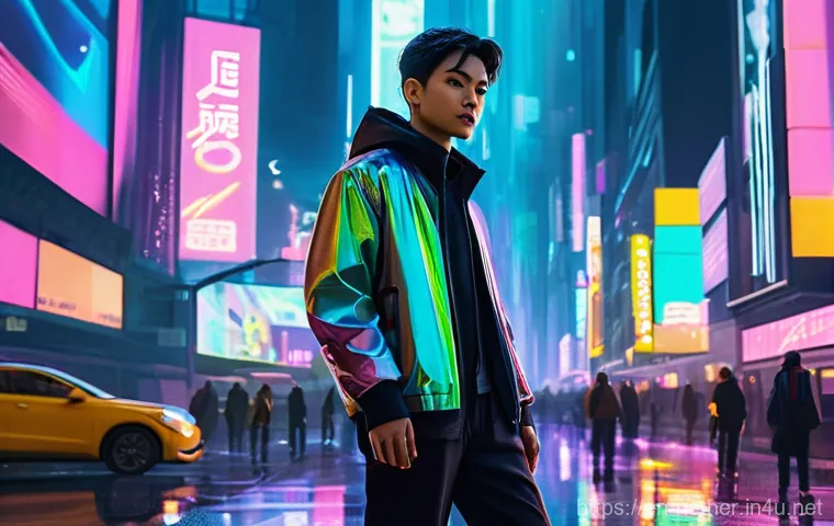 네덜란드의 숨은 관광 명소 - **Prompt:** A solitary figure, a young woman dressed in practical, stylish hiking attire including s...